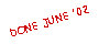 Text Box: DONE JUNE '02